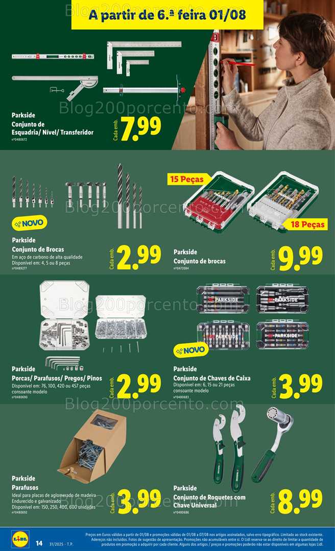 Antevisão Folheto LIDL Bazar Promoções de 28 julho a 7 agosto all