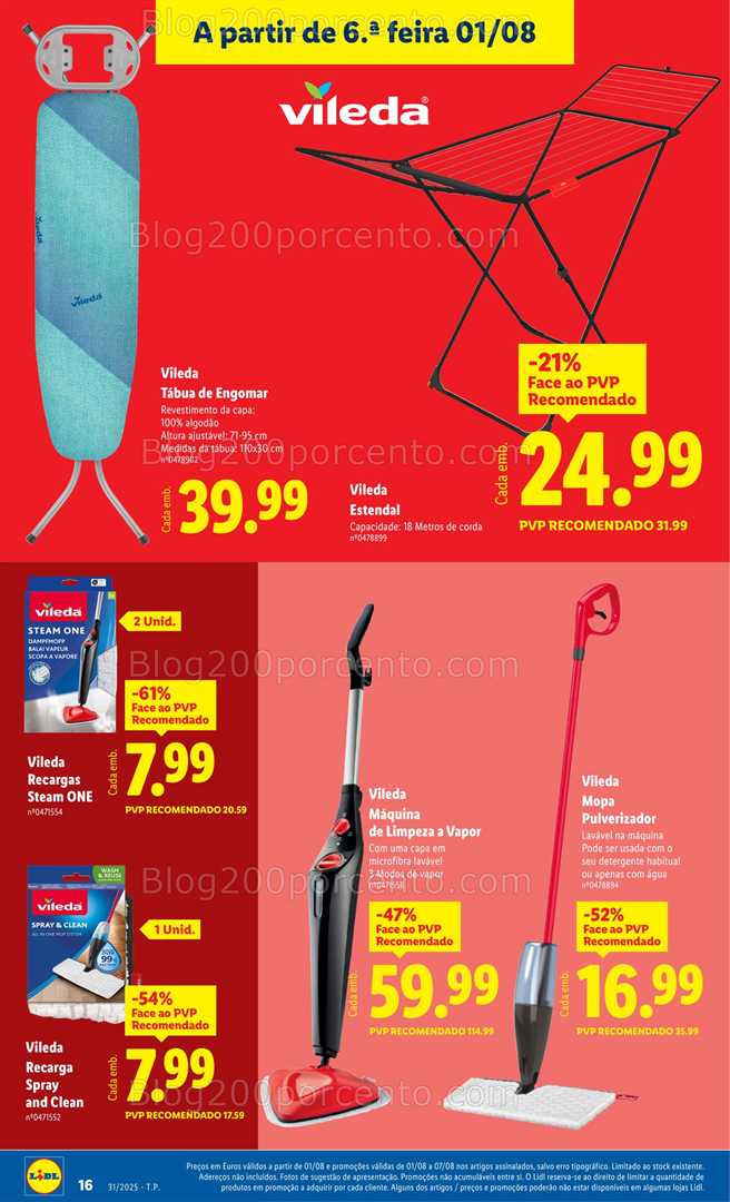 Antevisão Folheto LIDL Bazar Promoções de 28 julho a 7 agosto all