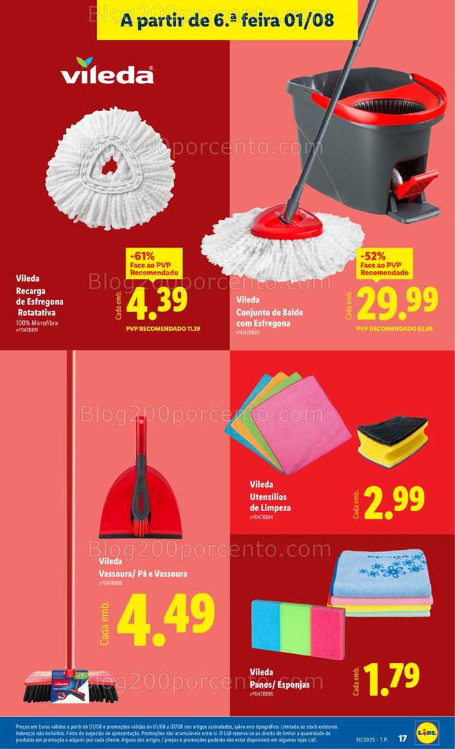 Antevisão Folheto LIDL Bazar Promoções de 28 julho a 7 agosto all