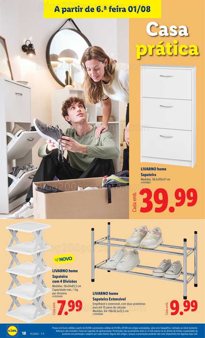 Antevisão Folheto LIDL Bazar Promoções de 28 julho a 7 agosto all
