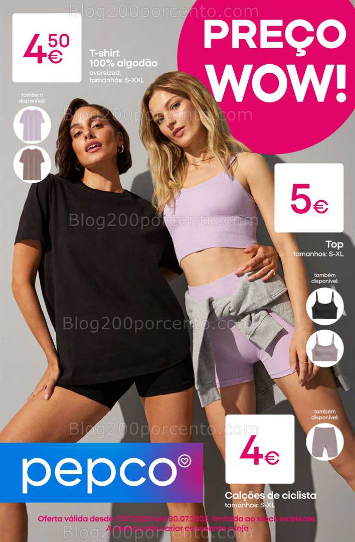 Antevisão Folheto PEPCO Bazar e Moda Promoções de 17 a 30 julho