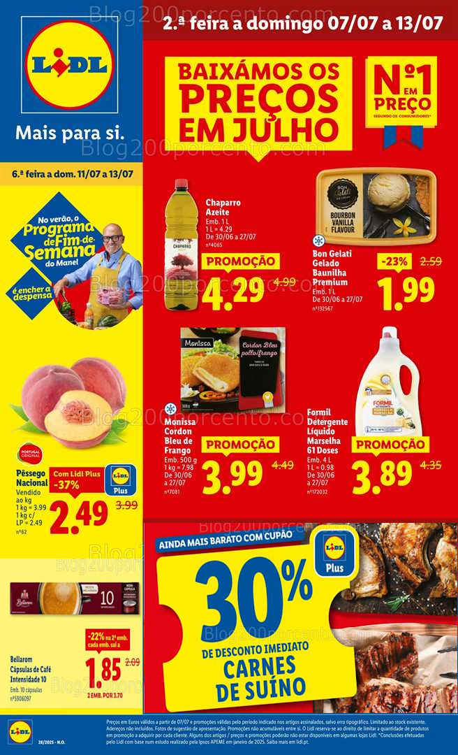 Antevisão Folheto LIDL Promoções de 7 a 13 julho - Edição Digital all
