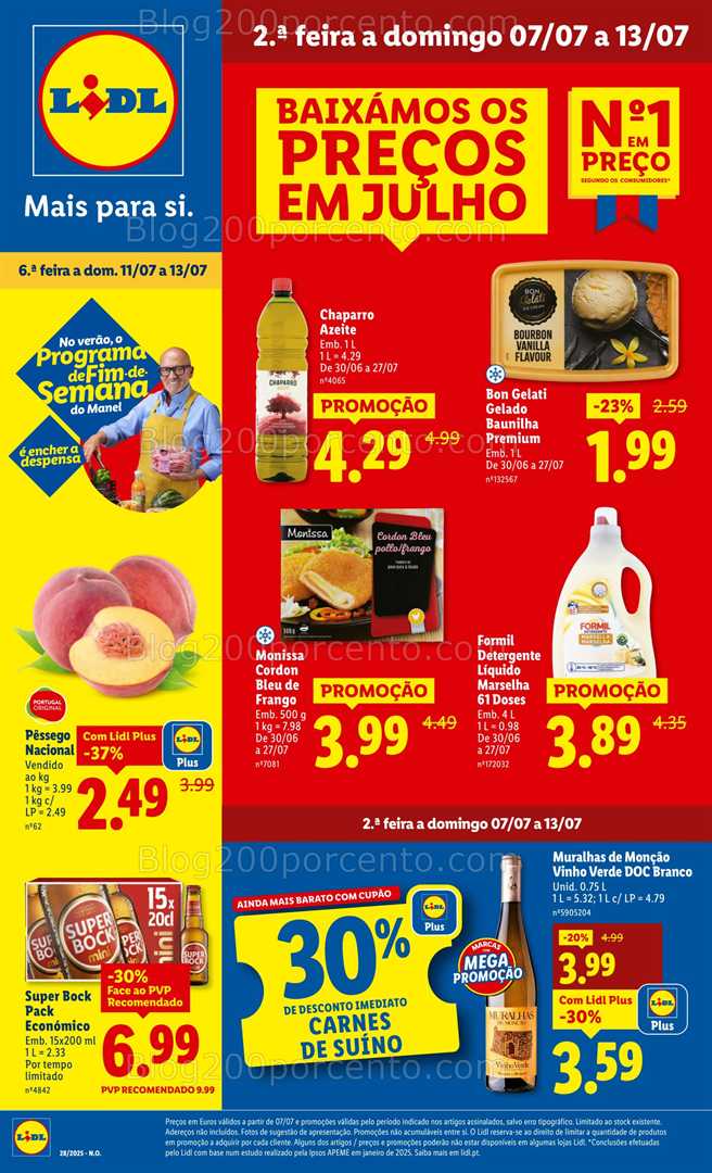 Antevisão Folheto LIDL Promoções de 7 a 13 julho - Edição Digital all