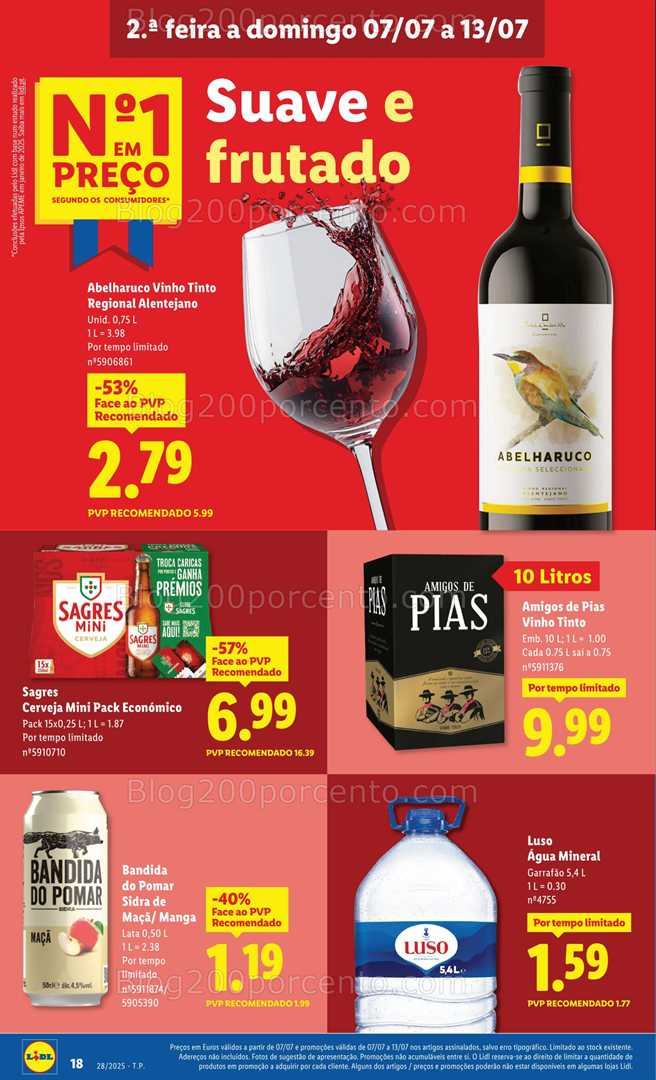 Antevisão Folheto LIDL Promoções de 7 a 13 julho - Edição Digital all