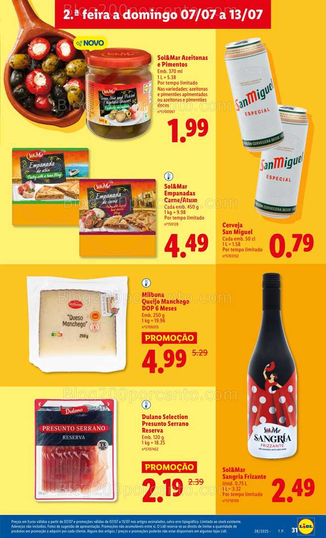 Antevisão Folheto LIDL Promoções de 7 a 13 julho - Edição Digital all