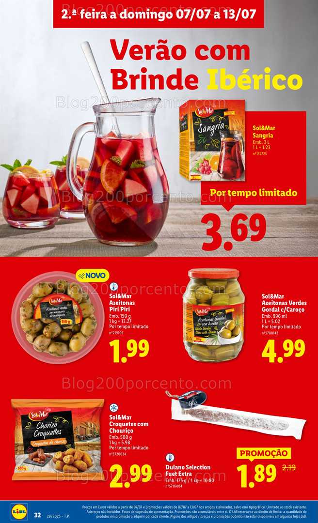 Antevisão Folheto LIDL Promoções de 7 a 13 julho - Edição Digital all