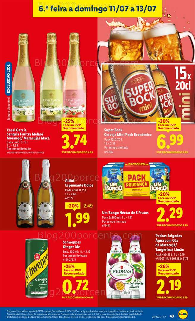 Antevisão Folheto LIDL Promoções de 7 a 13 julho - Edição Digital all