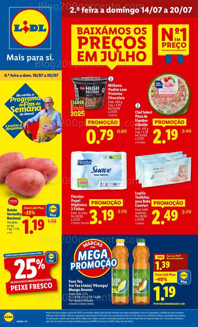 Antevisão Folheto LIDL Promoções de 14 a 20 julho - Edição Digital all