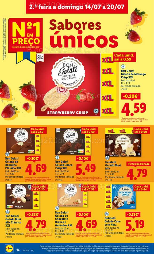 Antevisão Folheto LIDL Promoções de 14 a 20 julho - Edição Digital all