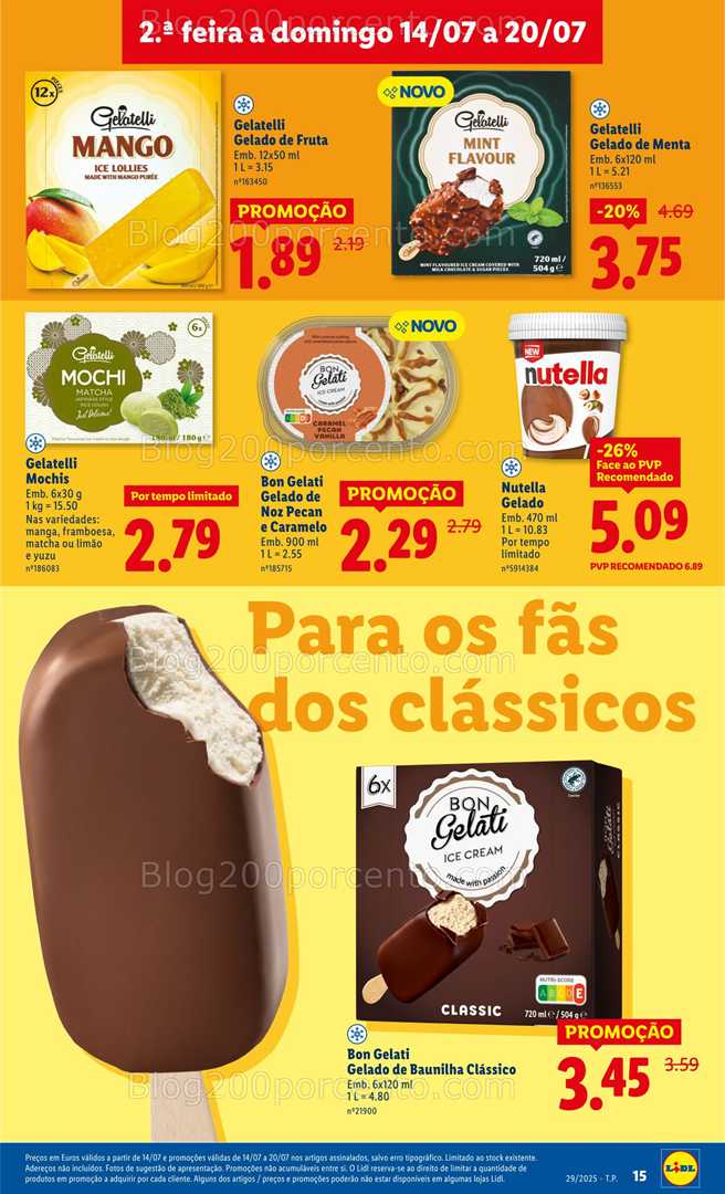 Antevisão Folheto LIDL Promoções de 14 a 20 julho - Edição Digital all