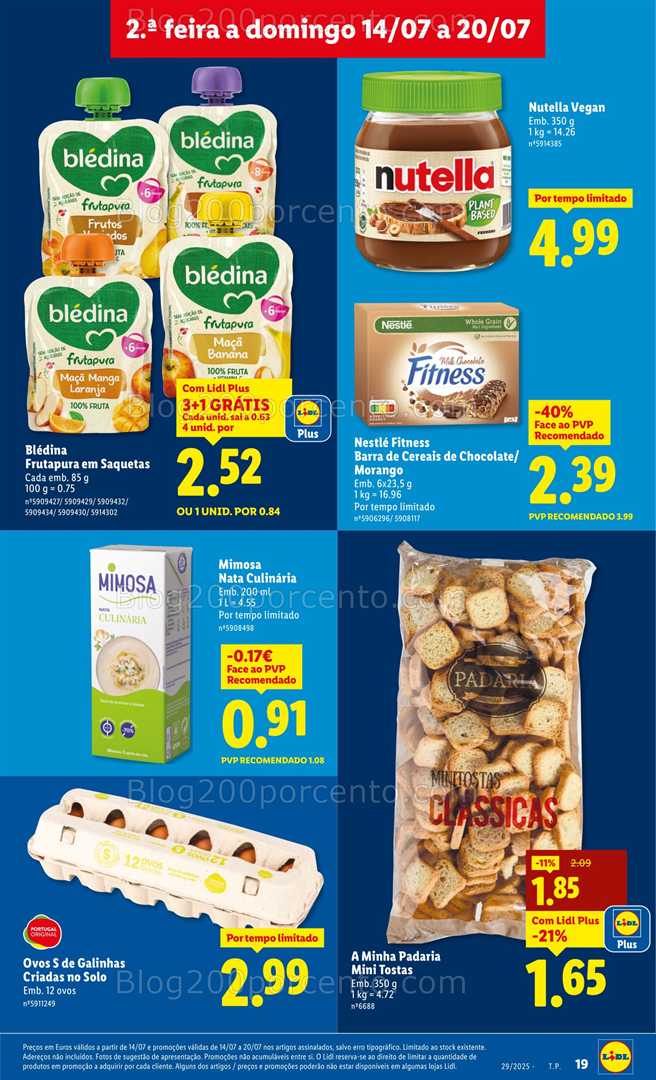 Antevisão Folheto LIDL Promoções de 14 a 20 julho - Edição Digital all