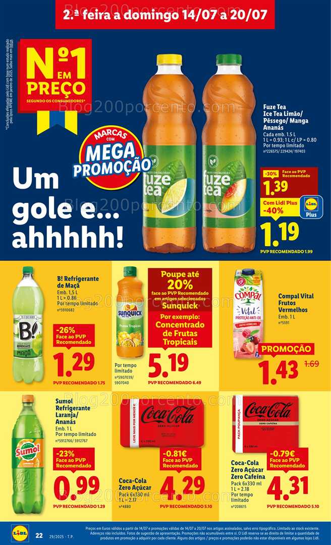 Antevisão Folheto LIDL Promoções de 14 a 20 julho - Edição Digital all