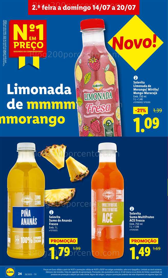 Antevisão Folheto LIDL Promoções de 14 a 20 julho - Edição Digital all