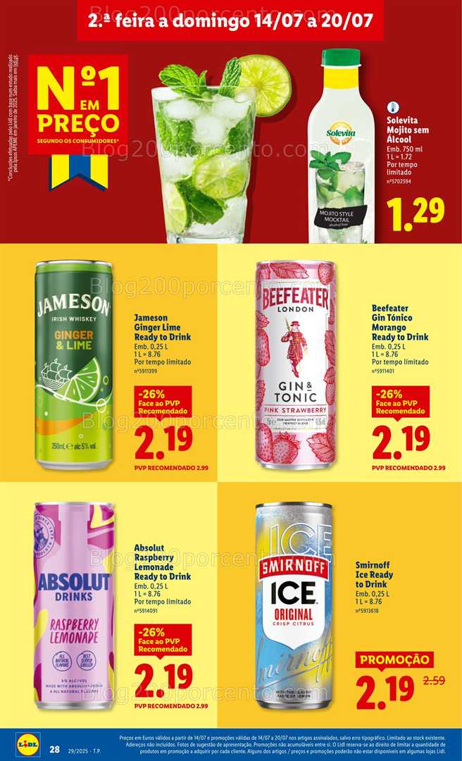 Antevisão Folheto LIDL Promoções de 14 a 20 julho - Edição Digital all