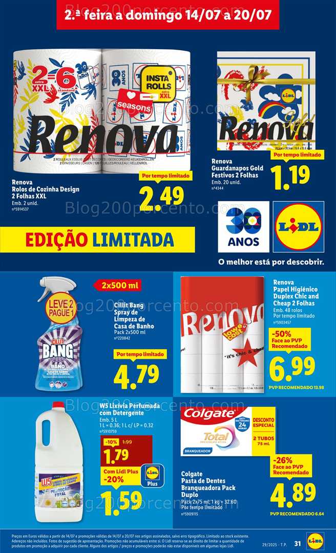 Antevisão Folheto LIDL Promoções de 14 a 20 julho - Edição Digital all