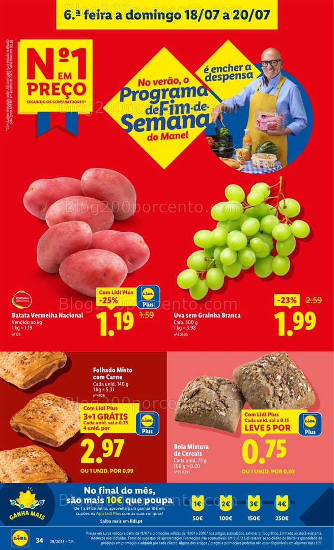 Antevisão Folheto LIDL Promoções de 14 a 20 julho - Edição Digital all