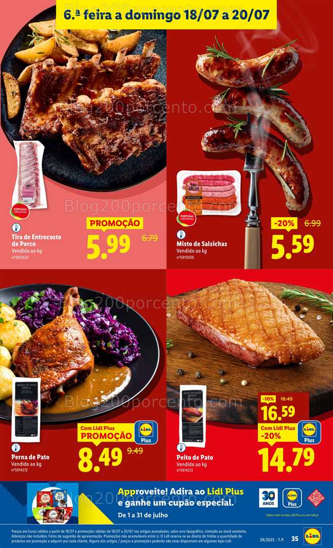 Antevisão Folheto LIDL Promoções de 14 a 20 julho - Edição Digital all