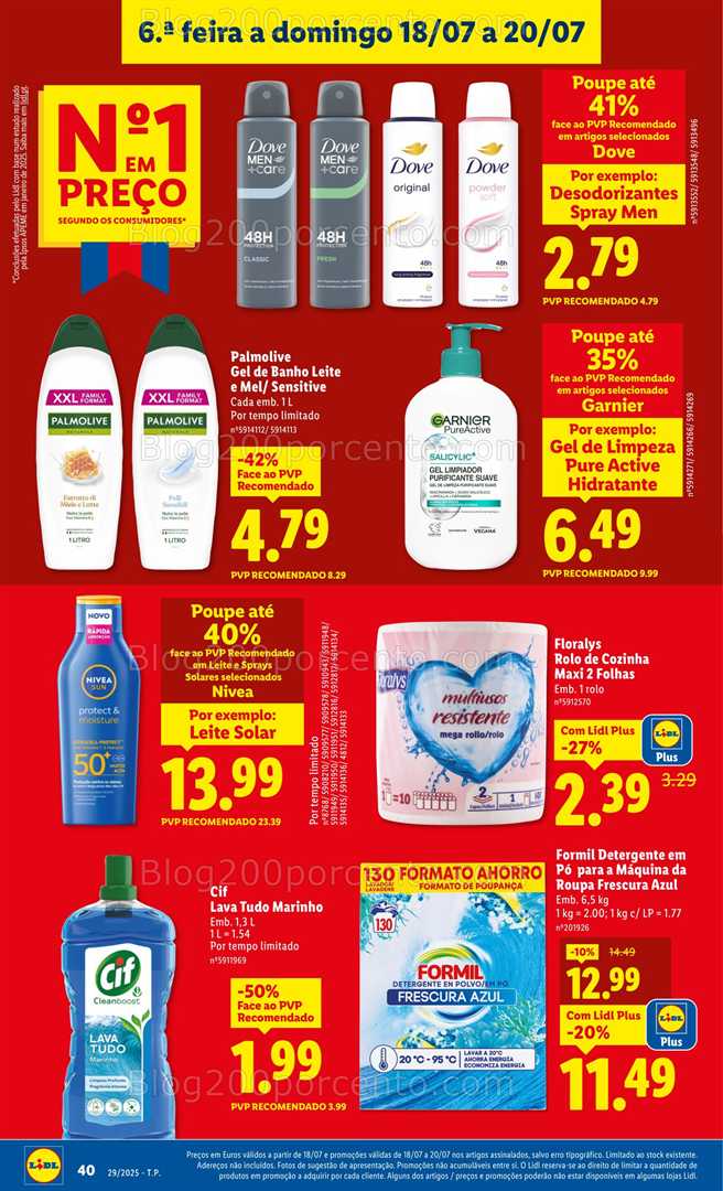 Antevisão Folheto LIDL Promoções de 14 a 20 julho - Edição Digital all