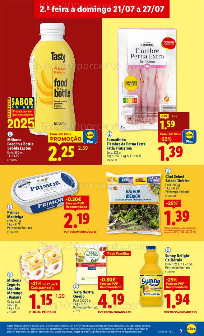 Antevisão Folheto LIDL Promoções de 21 a 27 julho - Edição Digital all