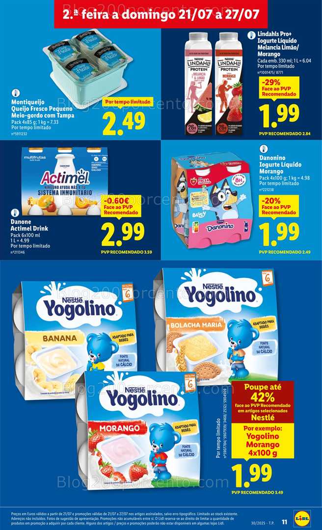 Antevisão Folheto LIDL Promoções de 21 a 27 julho - Edição Digital all