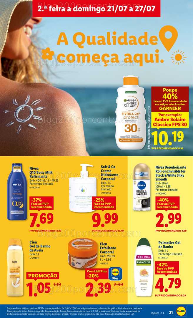 Antevisão Folheto LIDL Promoções de 21 a 27 julho - Edição Digital all