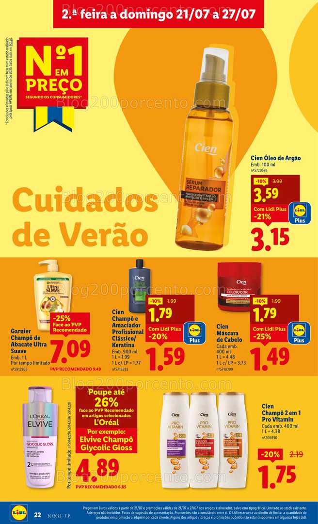 Antevisão Folheto LIDL Promoções de 21 a 27 julho - Edição Digital all