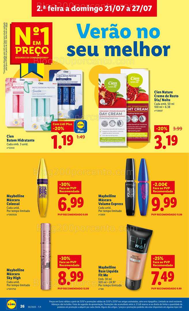 Antevisão Folheto LIDL Promoções de 21 a 27 julho - Edição Digital all
