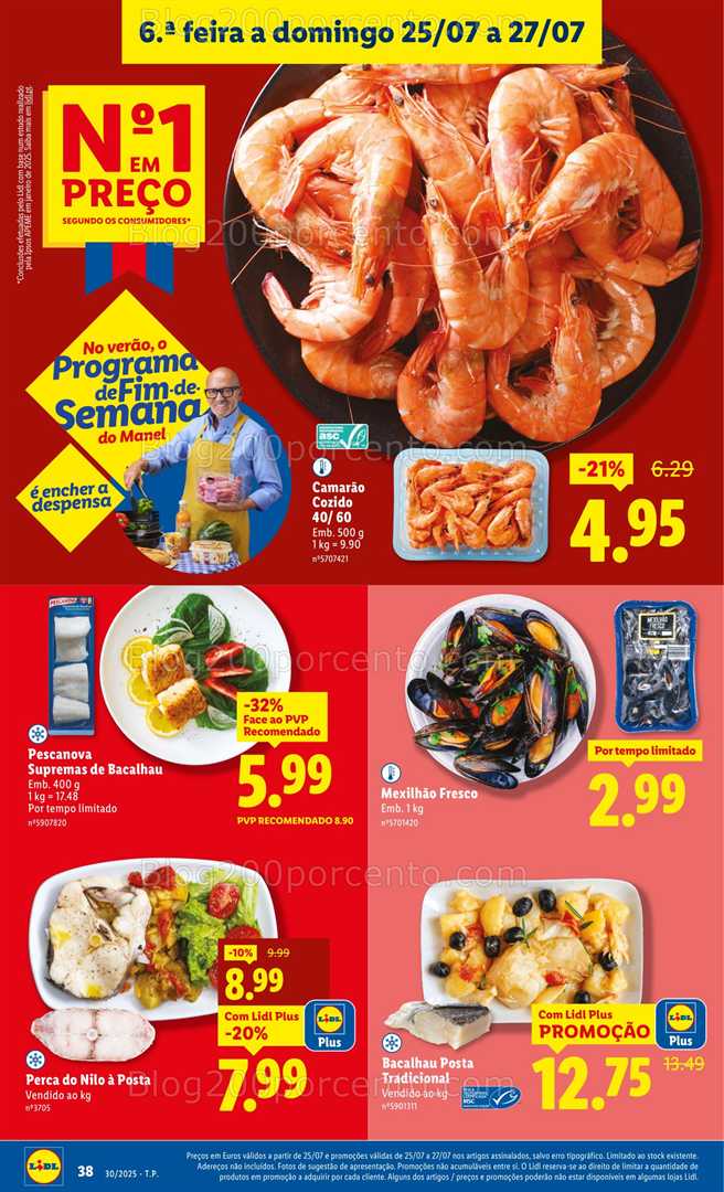 Antevisão Folheto LIDL Promoções de 21 a 27 julho - Edição Digital all