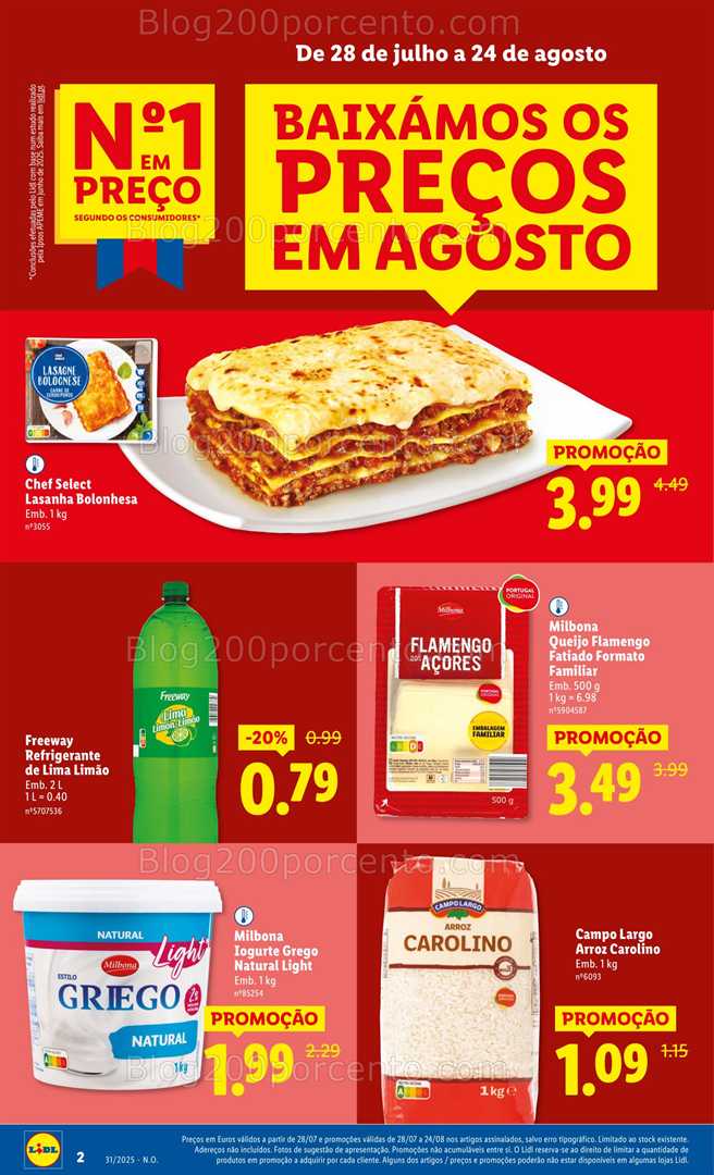 Antevisão Folheto LIDL Promoções de 28 julho a 3 agosto all