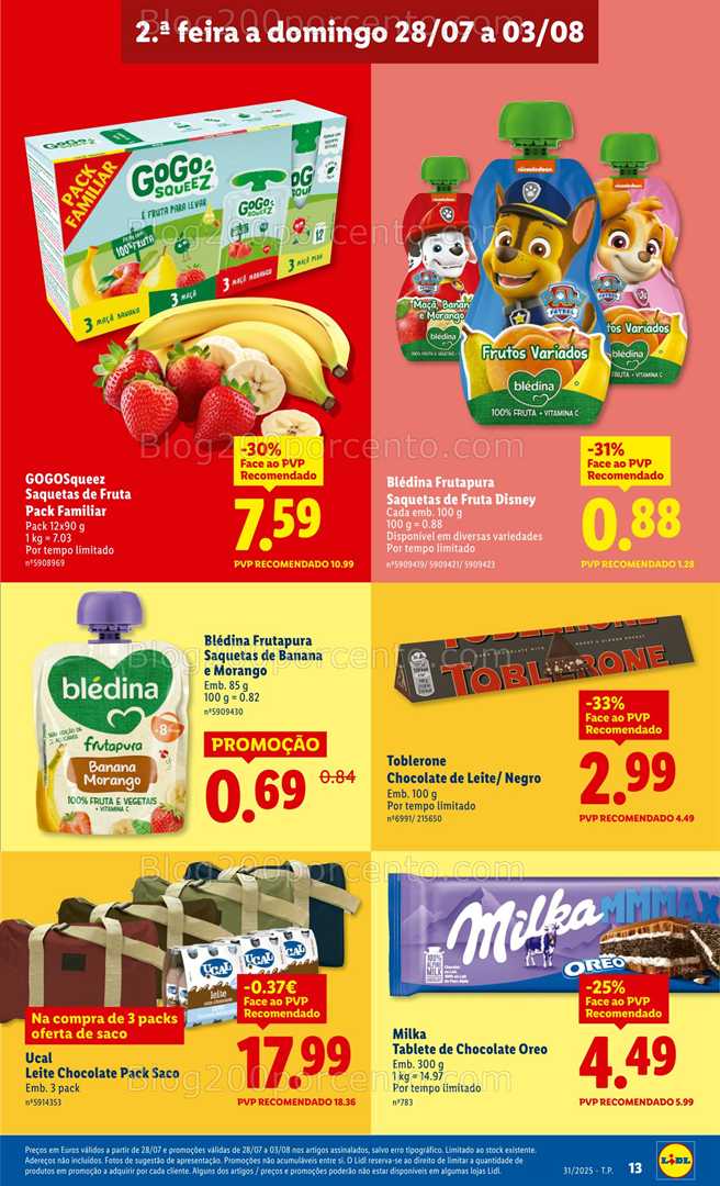 Antevisão Folheto LIDL Promoções de 28 julho a 3 agosto all