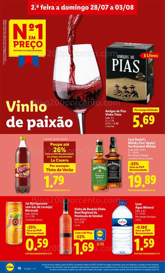 Antevisão Folheto LIDL Promoções de 28 julho a 3 agosto all
