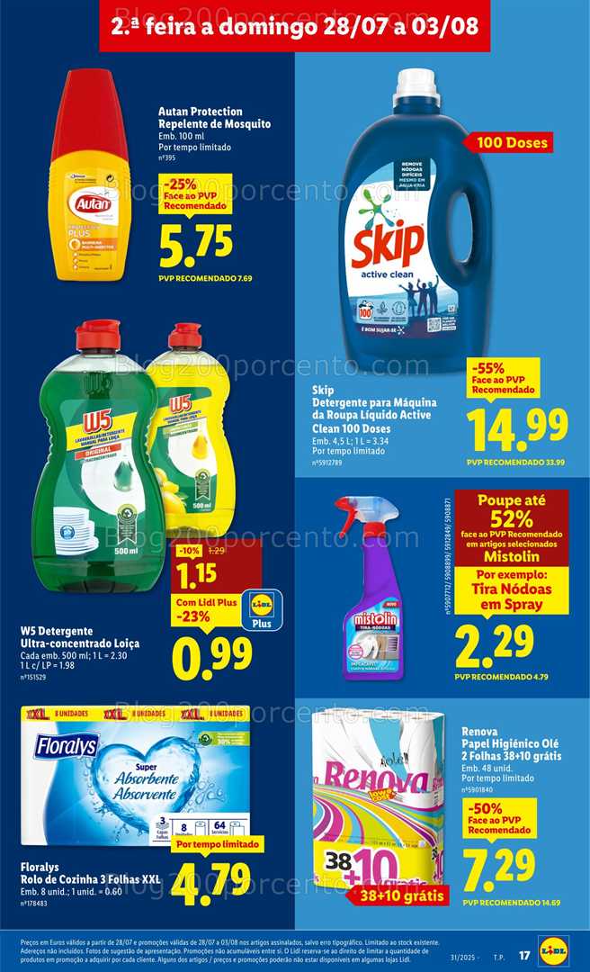 Antevisão Folheto LIDL Promoções de 28 julho a 3 agosto all