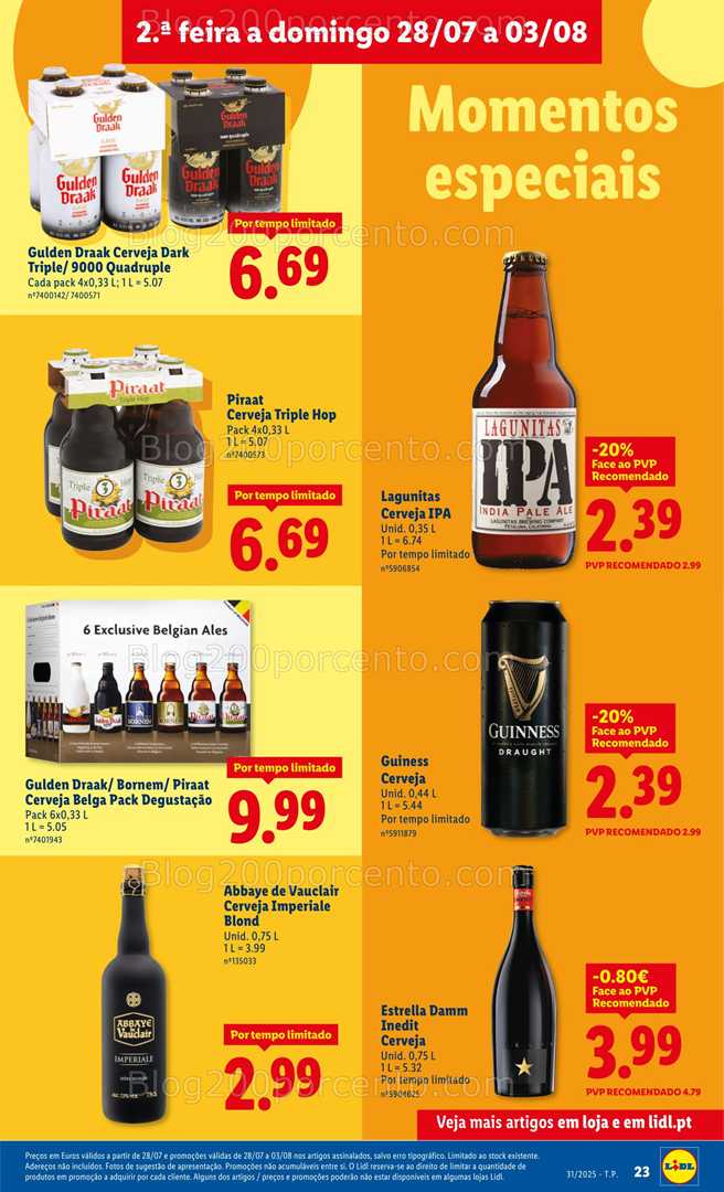 Antevisão Folheto LIDL Promoções de 28 julho a 3 agosto all