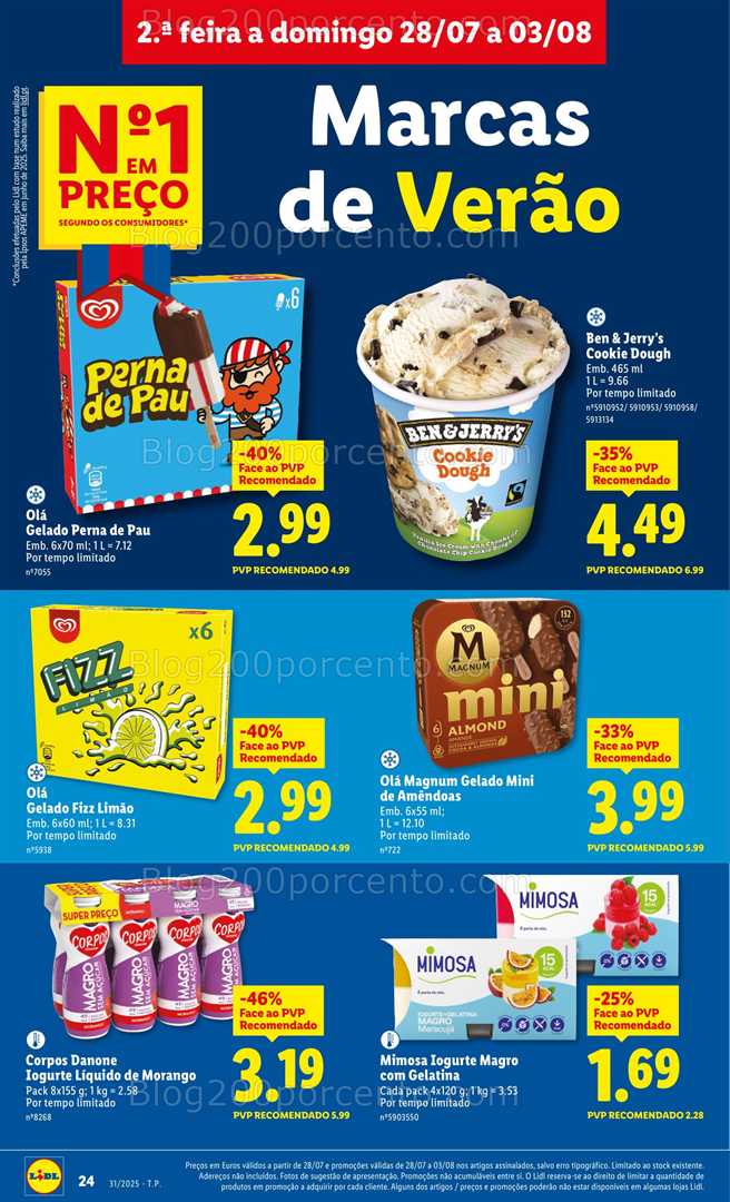 Antevisão Folheto LIDL Promoções de 28 julho a 3 agosto all