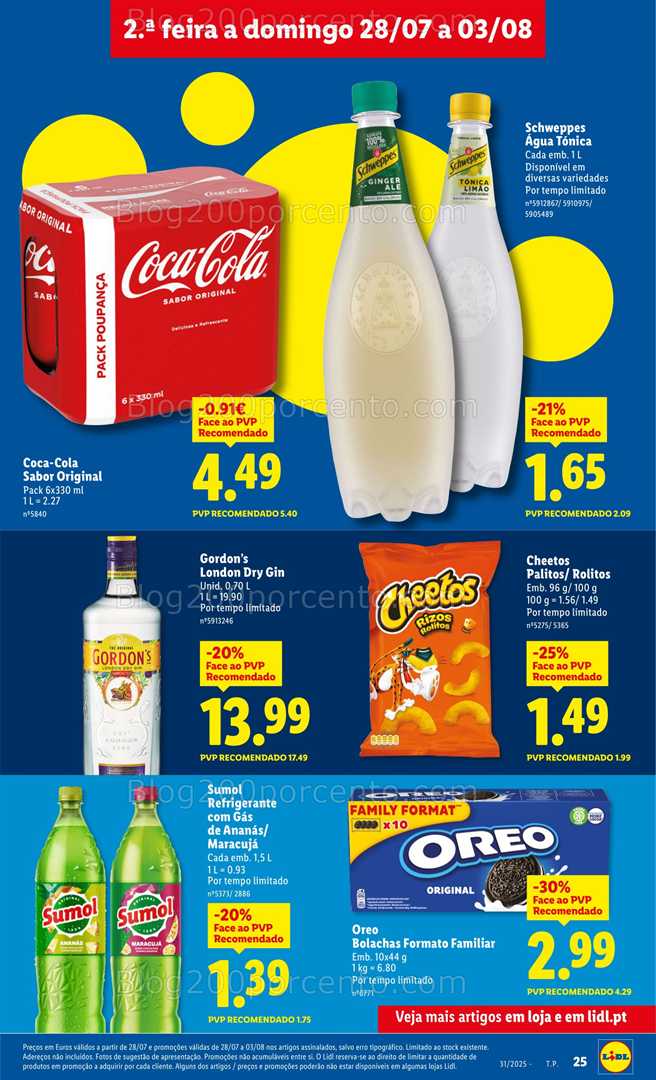 Antevisão Folheto LIDL Promoções de 28 julho a 3 agosto all
