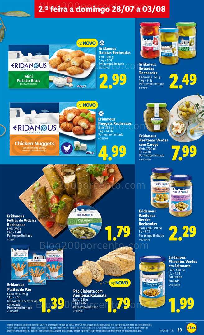 Antevisão Folheto LIDL Promoções de 28 julho a 3 agosto all