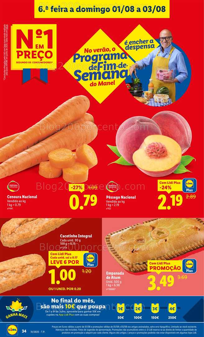 Antevisão Folheto LIDL Promoções de 28 julho a 3 agosto all