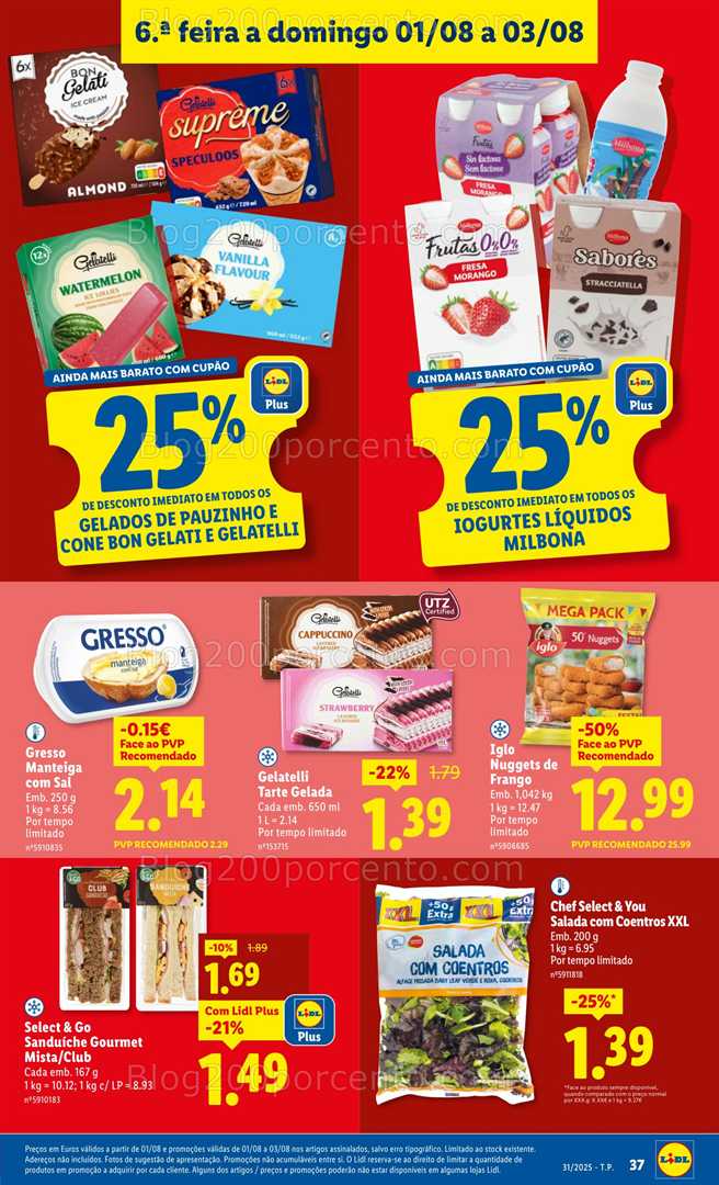 Antevisão Folheto LIDL Promoções de 28 julho a 3 agosto all