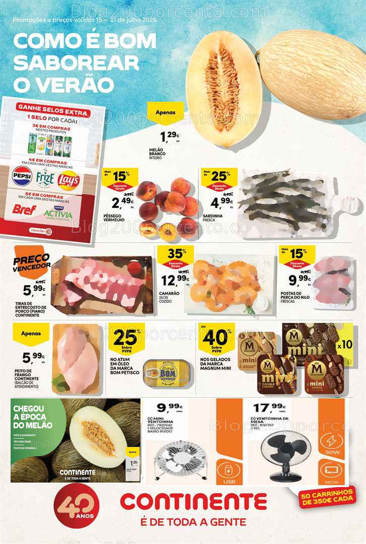 Antevisão Folheto CONTINENTE Bom Dia Promoções de 15 a 21 julho all