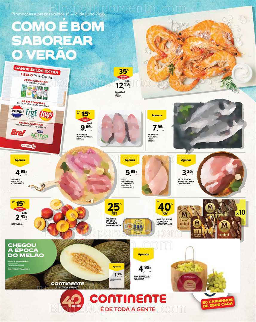 Antevisão Folheto CONTINENTE Madeira Promoções de 15 a 21 julho all