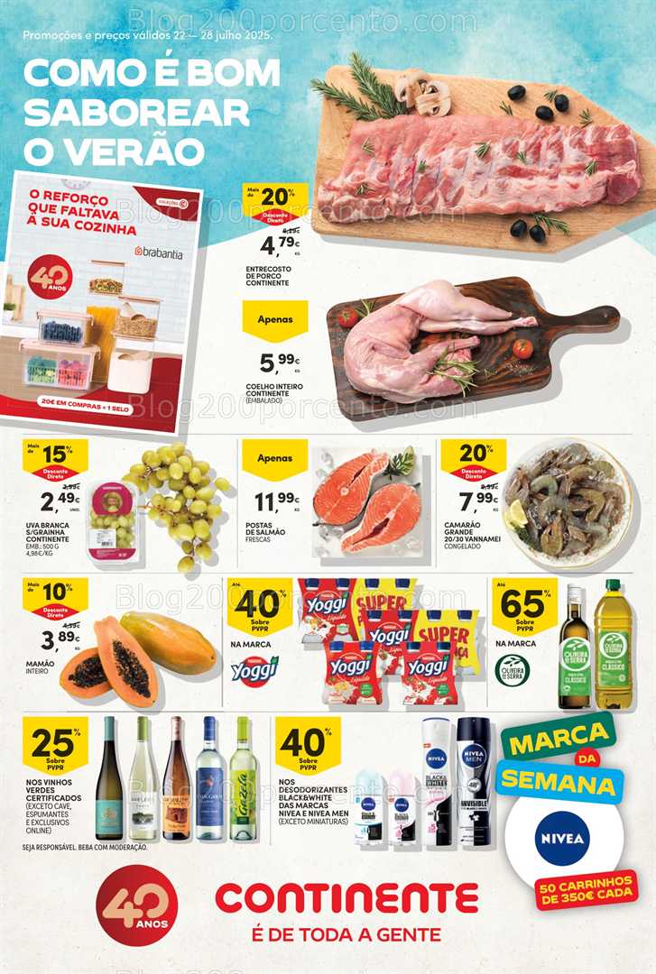 Antevisão Folheto CONTINENTE Bom Dia Promoções 22 a 28 julho all