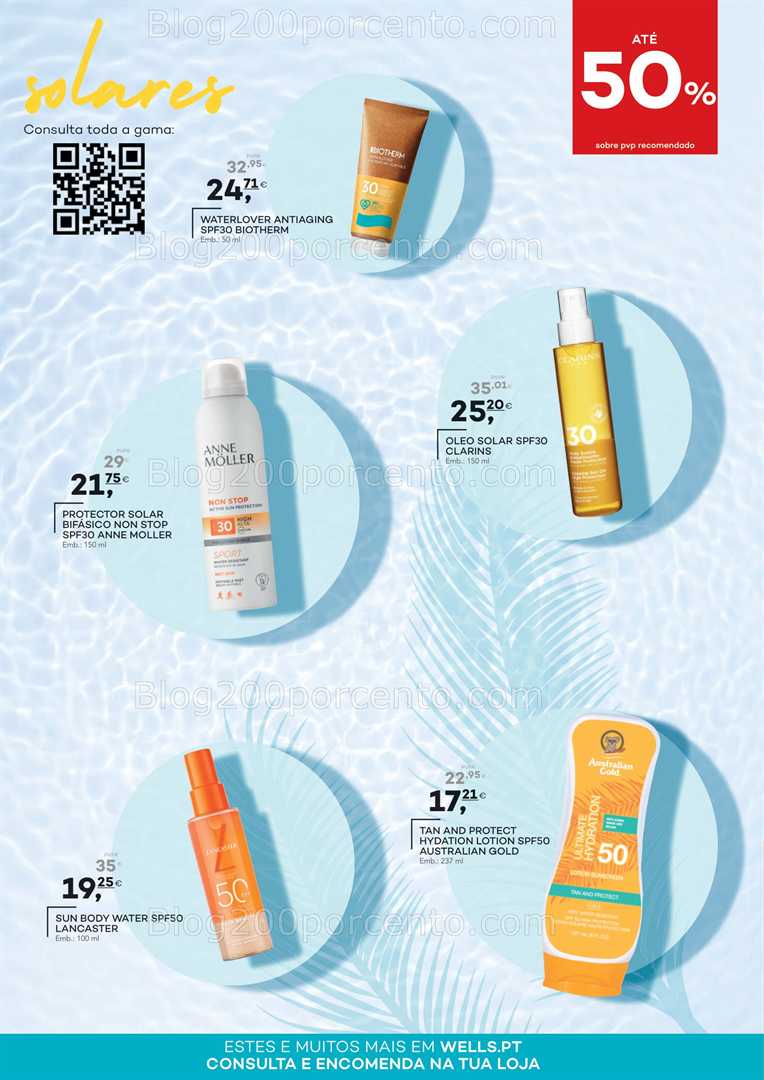 Antevisão Folheto WELLS Solares Promoções de 8 julho a 18 agosto