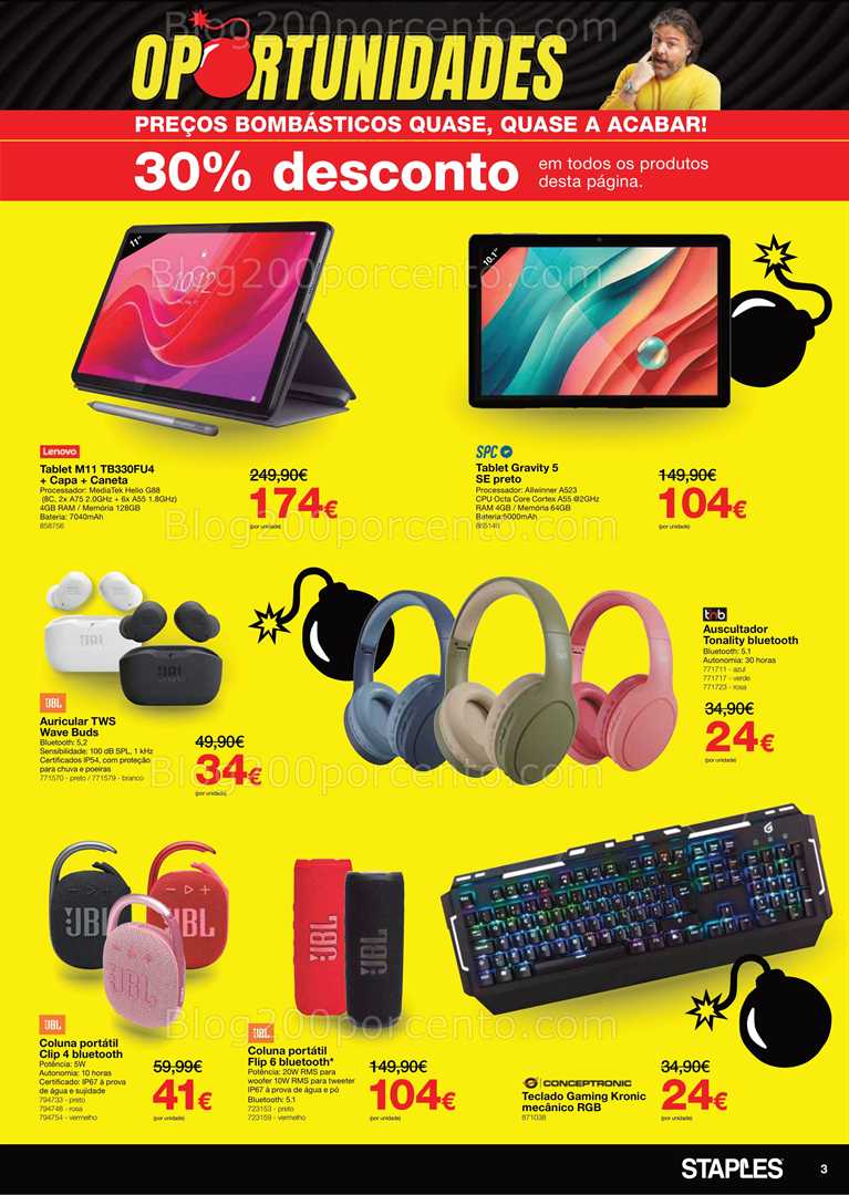 Antevisão Folheto STAPLES Oportunidades 28 julho a 3 agosto all
