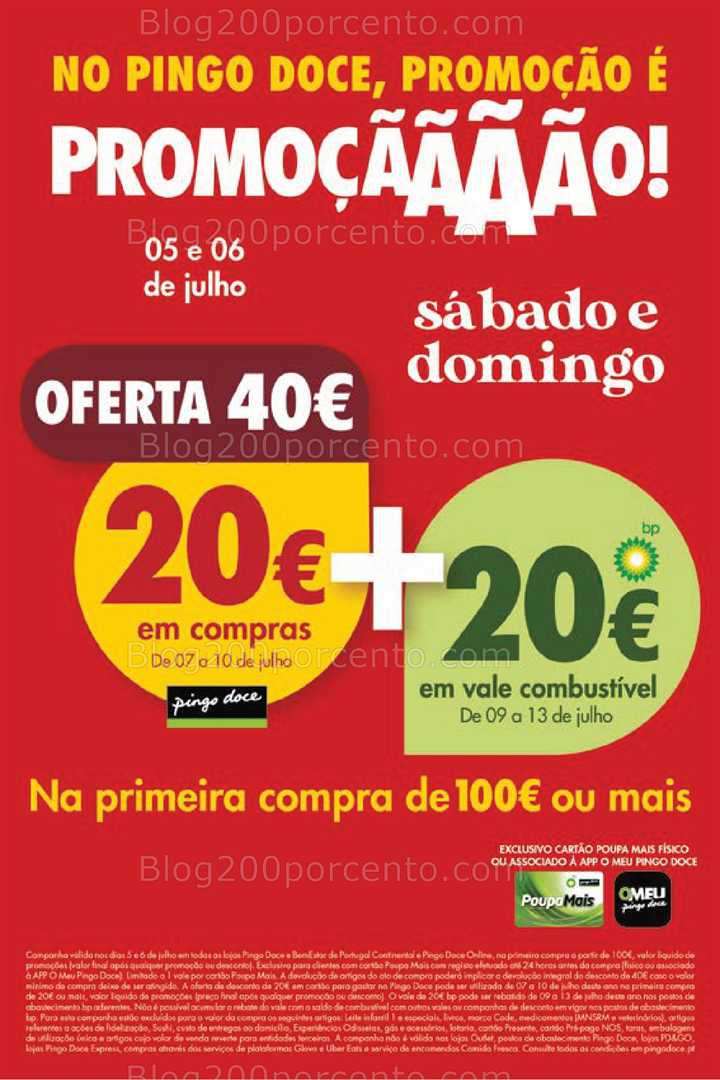 Antevisão Folheto PINGO DOCE Promoções Fim de Semana - 5 e 6 julho all