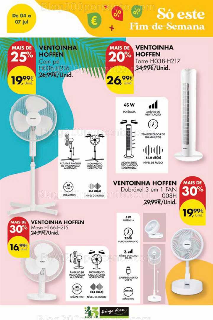 Antevisão Folheto PINGO DOCE Promoções Fim de Semana - 5 e 6 julho all