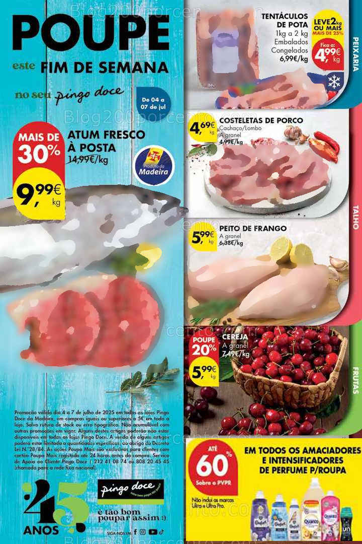 Antevisão Folheto PINGO DOCE Madeira Promoções Fim de Semana - 4 a 7 julho all