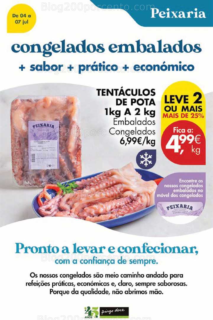 Antevisão Folheto PINGO DOCE Promoções Fim de Semana - 4 a 7 julho all