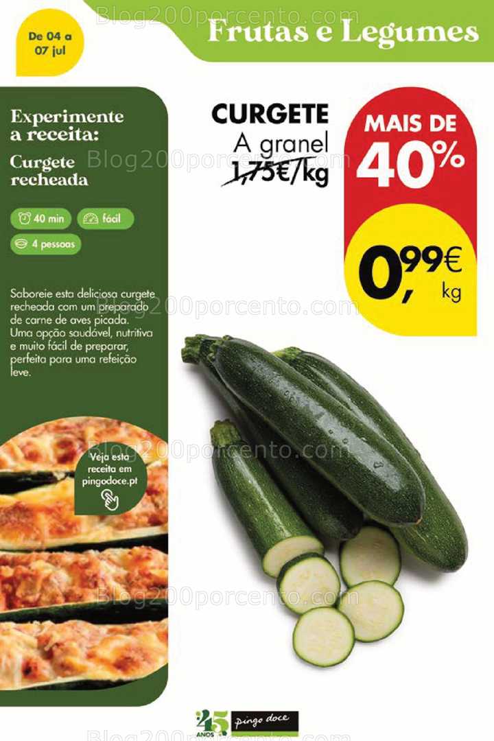 Antevisão Folheto PINGO DOCE Promoções Fim de Semana - 4 a 7 julho all