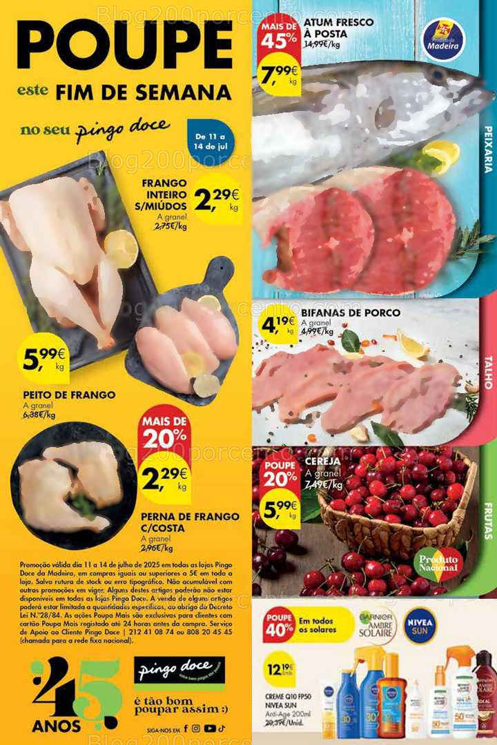 Antevisão Folheto PINGO DOCE Madeira Promoções Fim de Semana - 11 a 14 julho all