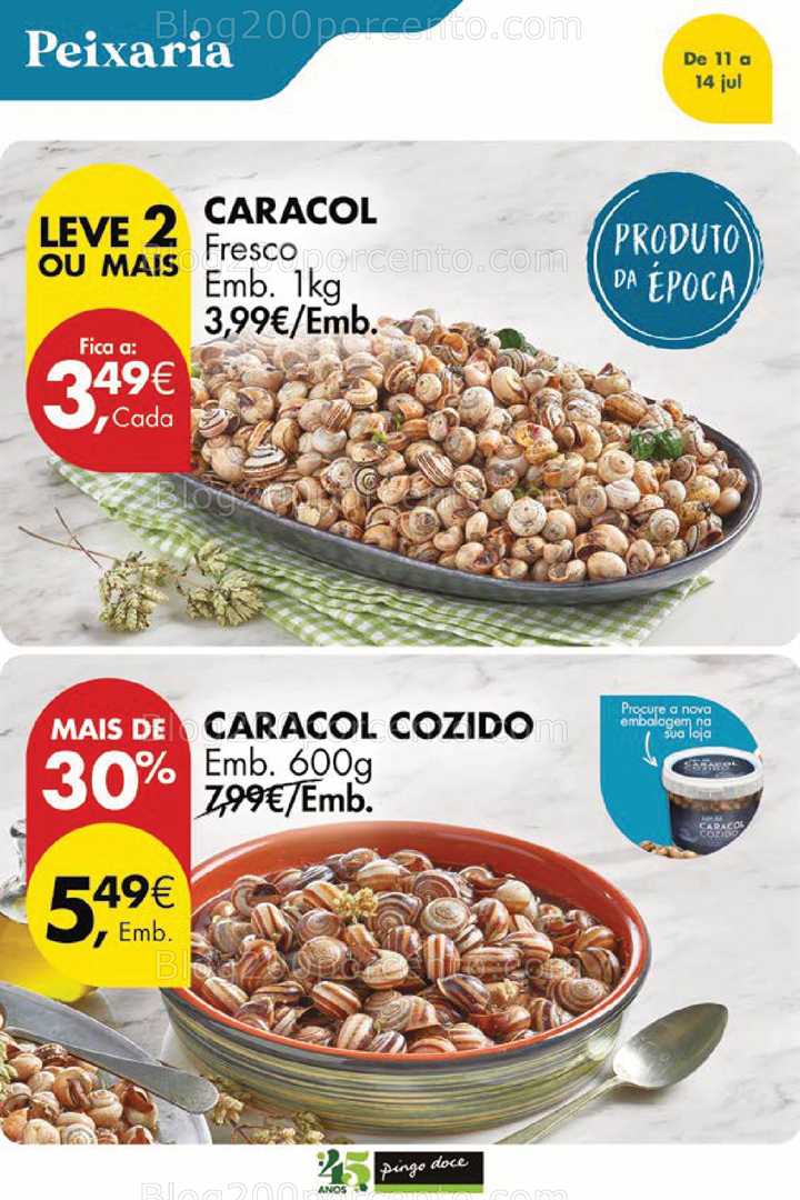 Antevisão Folheto PINGO DOCE Promoções Fim de Semana - 11 a 14 julho all